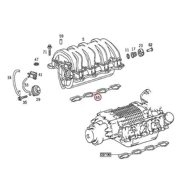 Mercedes-Benz（メルセデス・ベンツ） インテークマニホールド 