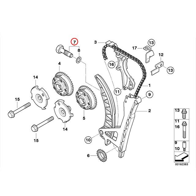 タイミングチェーン テンショナー BMW 3シリーズ F30 F31 F34 320i 328i 3A20 3B20 3A20 3B20
