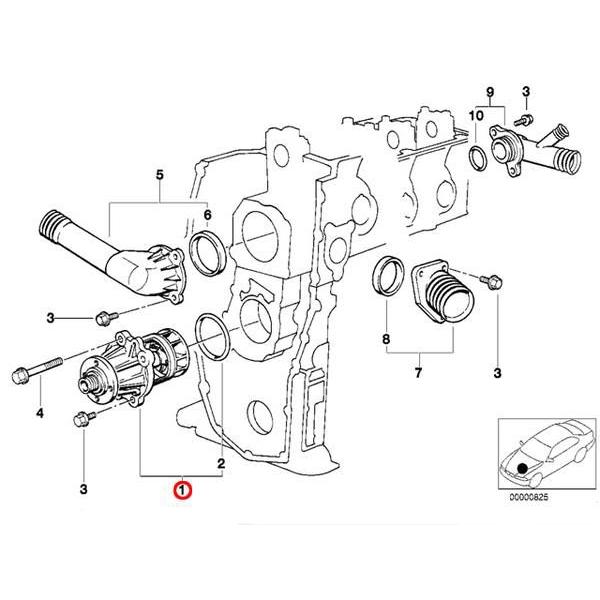 未使用 BMW E30 M3 ウォーターポンプ ガスケット BMW ウォーターポンプ ガスケット付 1シリーズ 3シリーズ F20