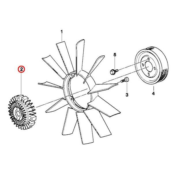 BMW ファンカップリング ファンクラッチ BMW E34 E36 E39 E46 X5(E53