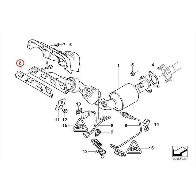 MINI（ミニ） エキゾーストマニホールド ガスケット R50 R52 R53