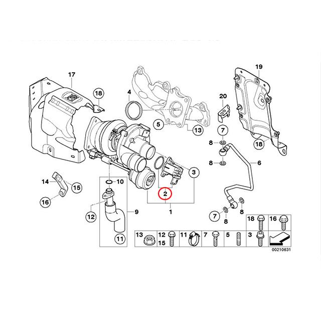 ターボチャージャー アクチュエーター　MINI(ミニ) R56　クーパーS ジョンクーパーワークス　MF16S MFJCW SV16 CooperS JCW｜centpiashop｜02