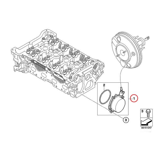 新品Pierburg製 BMW MINI ミニ クーパーS用バキュームポンプ MINI バキュームポンプ MINI(ミニ) R55 R56 R57 クーパーS