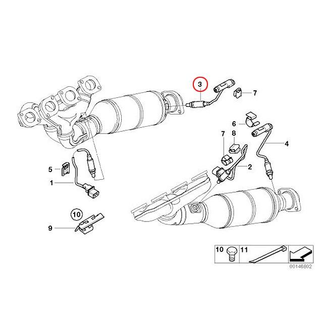 O2センサー ラムダセンサー　BMW 3シリーズ E90 E92　M3　VA40 WD40｜centpiashop｜02