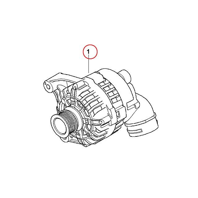 E46 オルタネーター 150A 14V BMW オルタネーター 14V 155A BMW E46 E60 E61 X3(E83) M54 直6