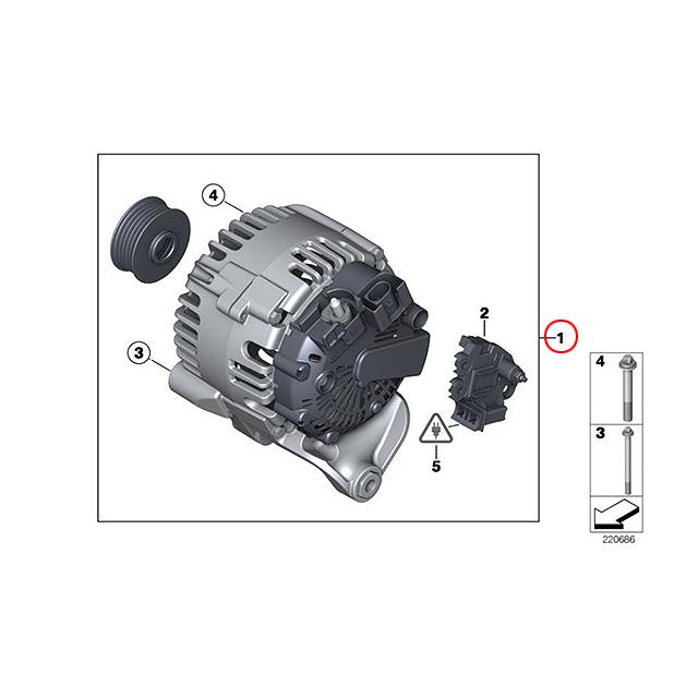 MINI（ミニ） オルタネーター 14V 150A R55 R56 R57 R61 : セントピア