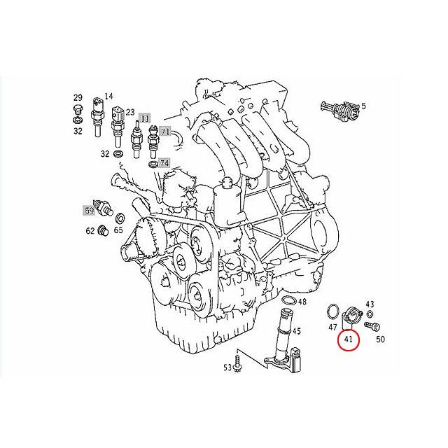 エンジン オイルレベルセンサー　メルセデスベンツ SLKクラス R170　SLK230コンプレッサー　M111 直4エンジン