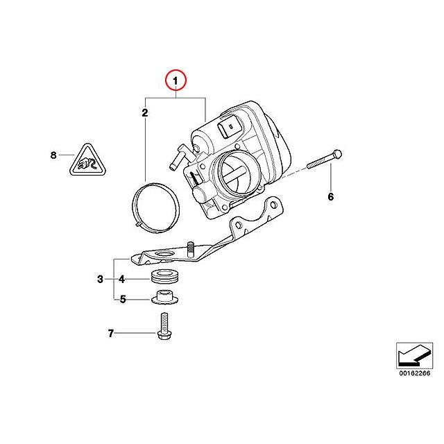 MINI（ミニ） スロットルボディ R52 R53 クーパーS RH16 RE16GP RE16