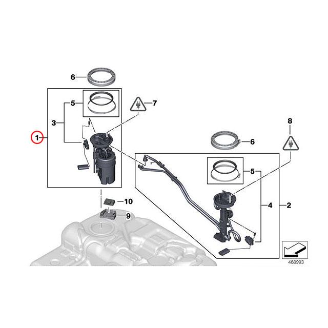 純正 フューエルポンプ BMW X5シリーズ E70 3.0si FE30 16117195463 セントピア ショッピングストア