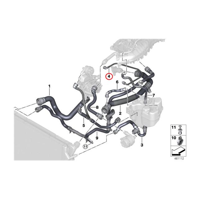 BMW ウォーターホース BMW F30 F31 : セントピア ショッピングストア
