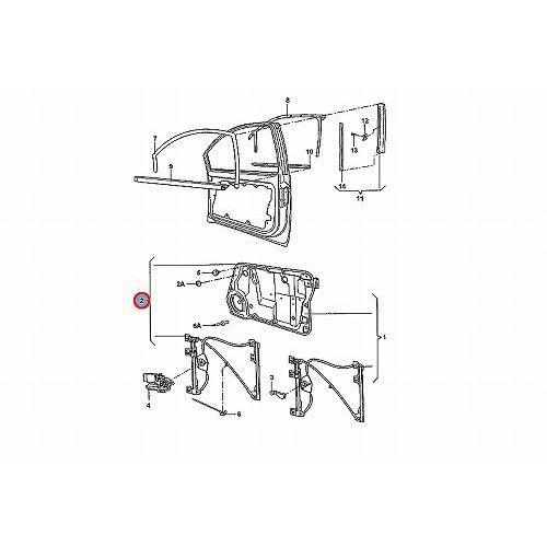 フォルクスワーゲン（Volkswagen） パワーウインドウレギュレーター