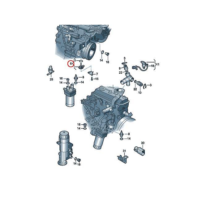 フォルクスワーゲン エンジンオイルレベルセンサー シロッコ 13CAV 
