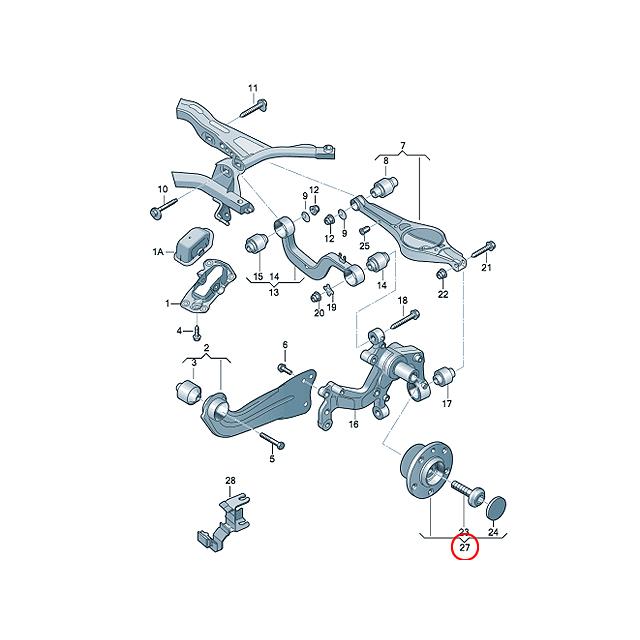 ホイール ハブベアリング リア 左右共通 フォルクスワーゲン ゴルフ6(FF車) 1KCAV 1KCAVK 1KCAX 1KCBZ 1KCCZ 1KCDL 1KCDLF 1KCTH 1KCTHK GOLF6_1