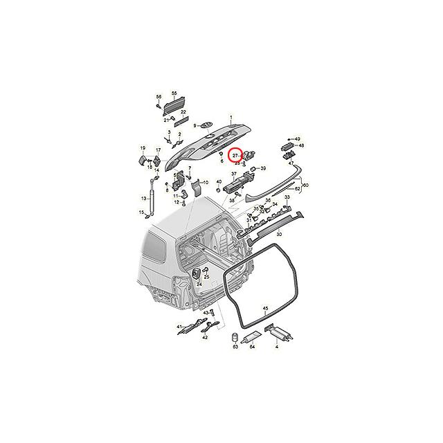 フォルクスワーゲン（Volkswagen） 純正品 リアゲートロック