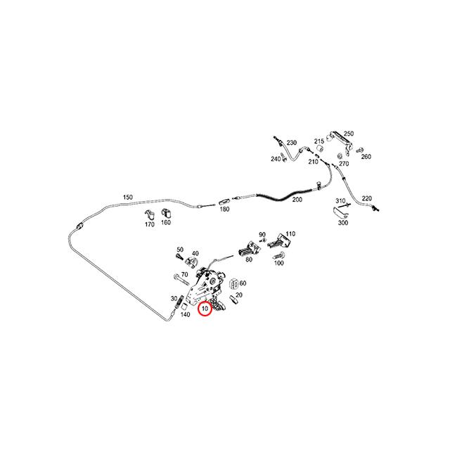 純正 パーキングブレーキ ASSY メルセデスベンツ Eクラス W212 E220D E250 E300 E350 E350D E400