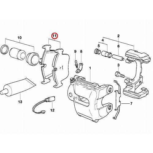 BMW ブレーキパッド フロント 左右セット BMW Z4シリーズ E85 E86 3.0