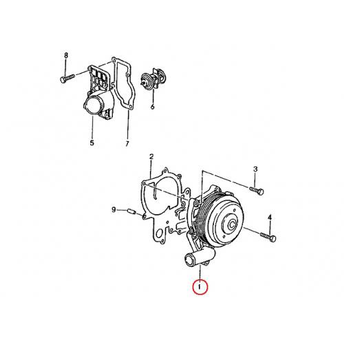PORSCHE（ポルシェ） ウォーターポンプ 911(996) ボクスター(986 