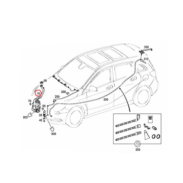Mercedes-Benz（メルセデス・ベンツ） ウォッシャータンク W117 W176
