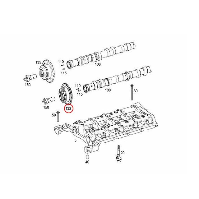 Mercedes-Benz（メルセデス・ベンツ） 純正品 インテーク カム