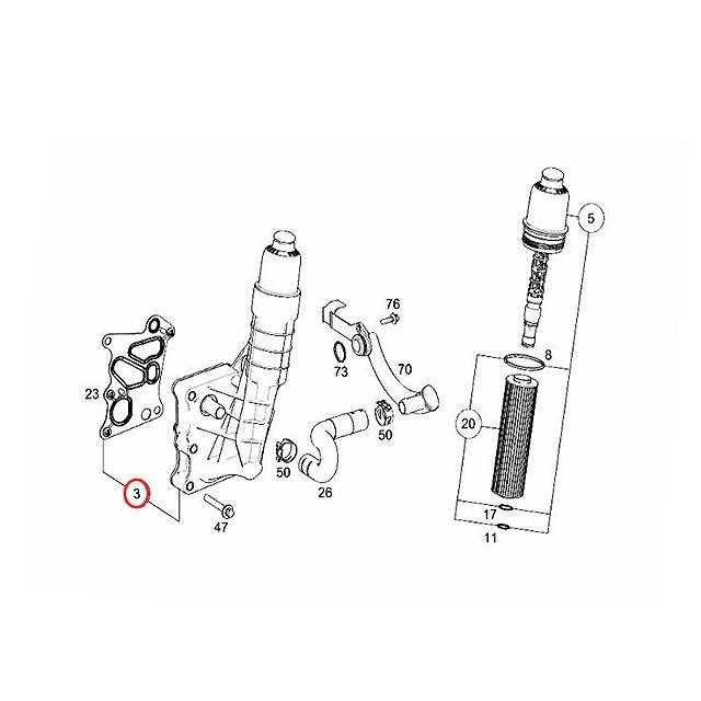 Mercedes-Benz（メルセデス・ベンツ） オイルフィルターケース