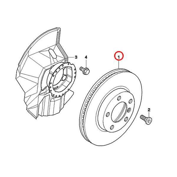 ブレーキローター フロント 左右セット BMW Z3シリーズ E36 2.0 2.2i 2.8 CH28 CJ28 CK28 CL20 CN22_1