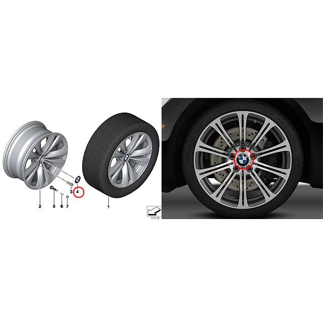 BMW 純正品 ホイールセンターキャップ 68.5mm 4個(1台分)セット BMW 3 