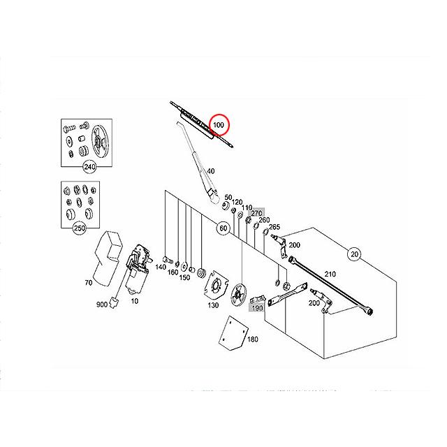Mercedes-Benz（メルセデス・ベンツ） 純正品 ワイパーブレード