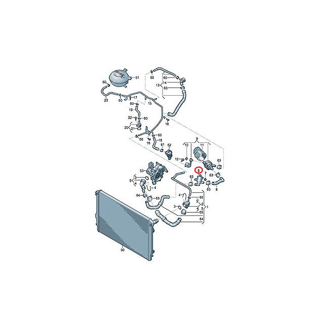 Audi ヒーターバルブ アウディ TT/TTS FVCHH FVCHHF FVCJXF FVDKZ 