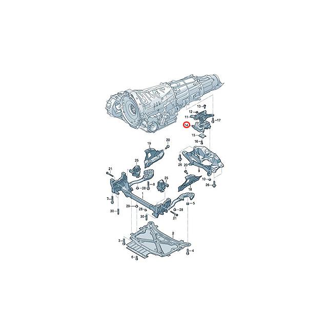 純正 ミッションマウント アウディ A7/S7 4GCEUL 4GCGWC 4GCRDC 4GCREC 4GCTGL 4GCWUC 4GCYPC|centpiashop|02