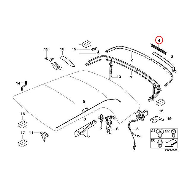 ハイマウント ストップランプ MINI(ミニ) R57 クーパー クーパーS ジョンクーパーワークス MR16 MRJCW MS16 MSJCW ZN16 ZP16 Cooper CooperS JCWの画像