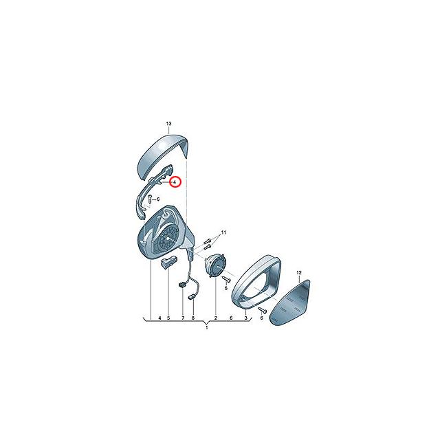 フォルクスワーゲン（Volkswagen） ドアミラーウインカー フラッシャー