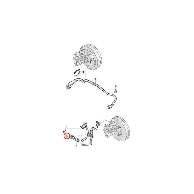 フォルクスワーゲン（Volkswagen） ブレーキ ブースター プレッシャー