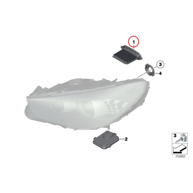 BMW ヘッドライト コントロール モジュール F07F10 BMW ヘッドライト コントロール モジュール F07F10