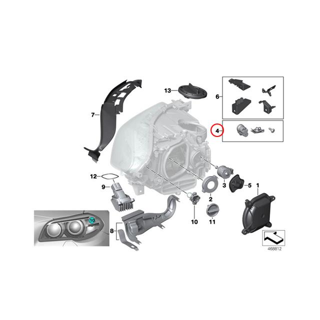 BMW ヘッドライトリペアキット BMW F07 F10 F11 Z4(E89) : セントピア