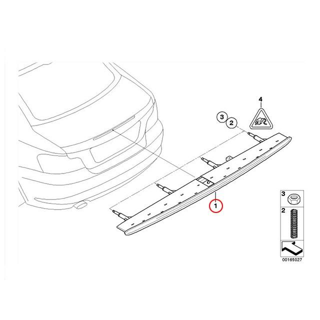 BMW 純正品 ハイマウントストップランプ 1シリーズ E82 E88 120i 135i 
