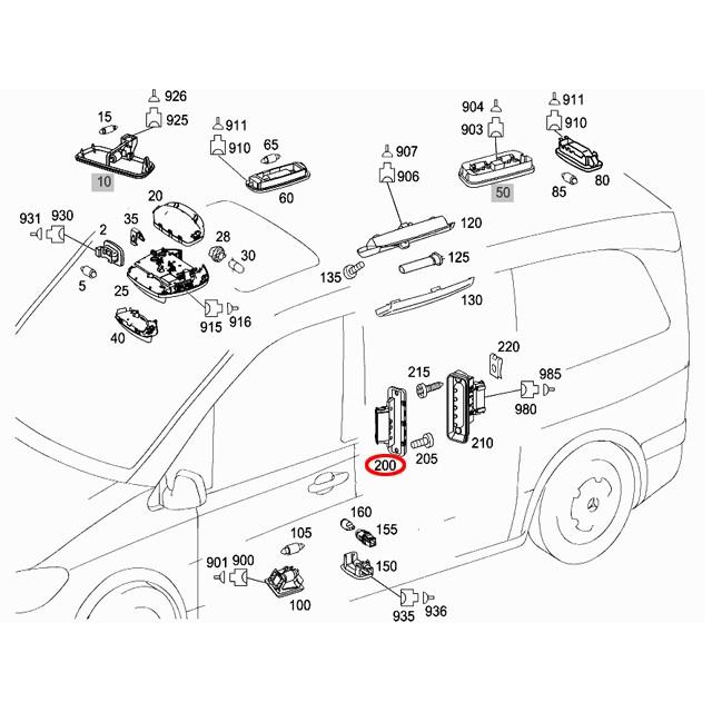 純正 スライドドア コンタクトプレート Bピラー側 片側2個車用 メルセデスベンツ Vクラス W639 3 2 3 5 V350 6398200311 セントピア ショッピングストア 通販 Yahoo ショッピング