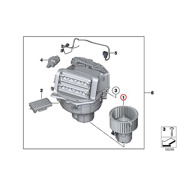 エアコン ブロアモーター ブロアファン BMW 5シリーズ F07 F10 F11 