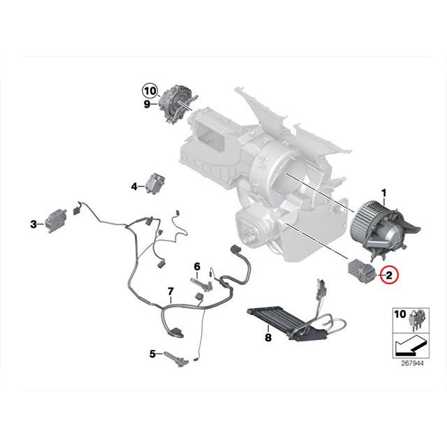 MINI エアコン ブロアレジスター MINI(ミニ) R55 R56 R57 R58 R59 R60