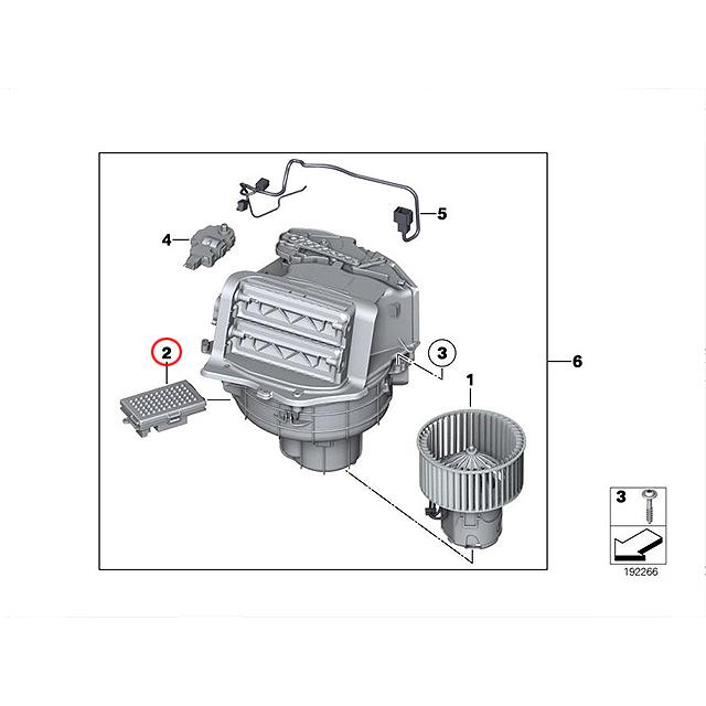 BMW エアコン ブロアレジスター BMW 5シリーズ F07 F10 F11 523d 523i
