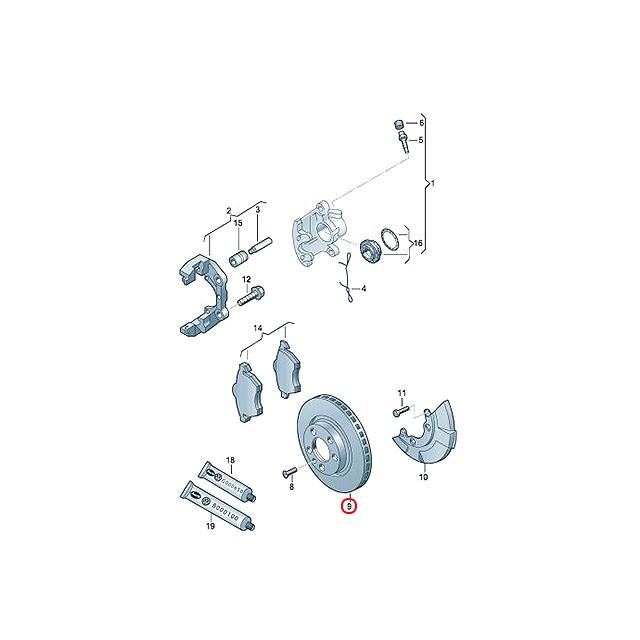 ブレーキローター フロント 左右セット フォルクスワーゲン ポロ 9NBJX 6RCPT 6RCZE 6RCAV POLO_1
