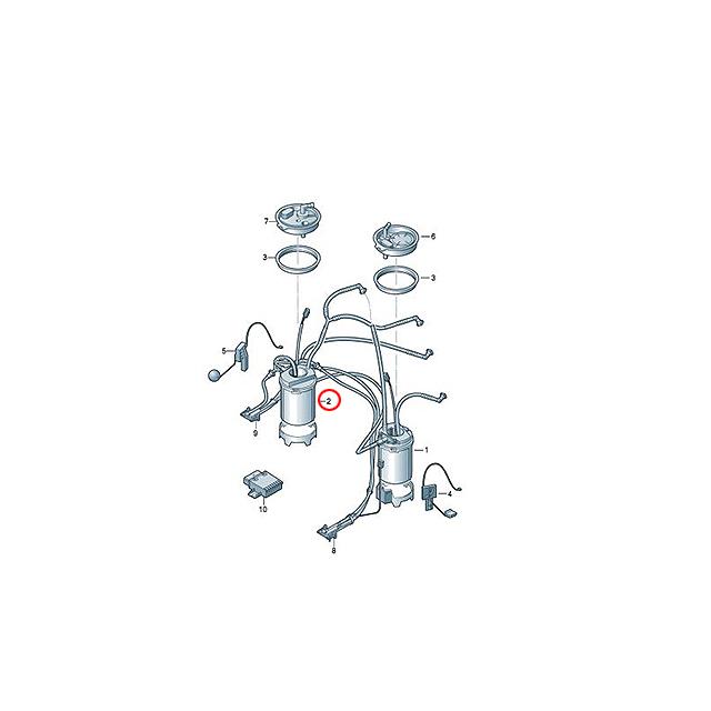 フューエルポンプ　フォルクスワーゲン アウディ　トゥアレグ(7L)　Q7(4L)｜centpiashop｜02