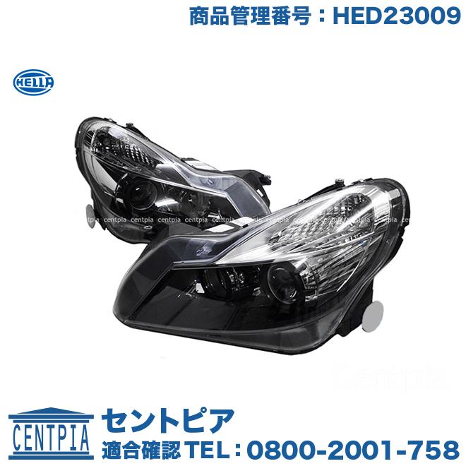 SL500 2002年R230 ヘッドライト 2個セット ブラック□R230 SL350/SL500/SL600 イカリングHIDヘッドライトEG