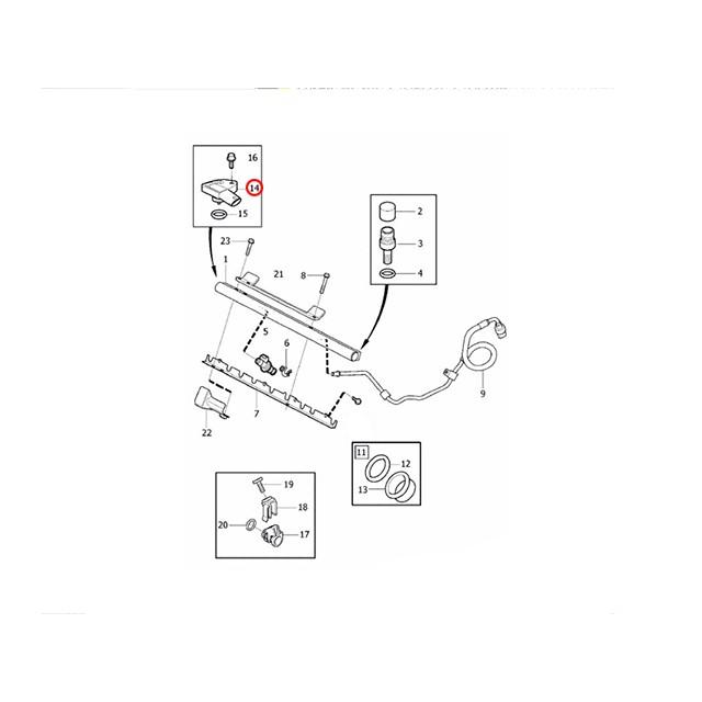 フューエル プレッシャーセンサー ボルボ S40 V40 :V31272732-ed02
