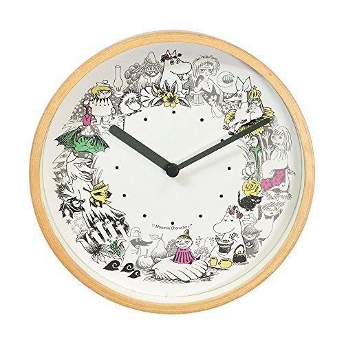Moomintimepieces(ムーミンタイムピーシーズ) ムーミン ウォールクロック リースカラー MTP030018