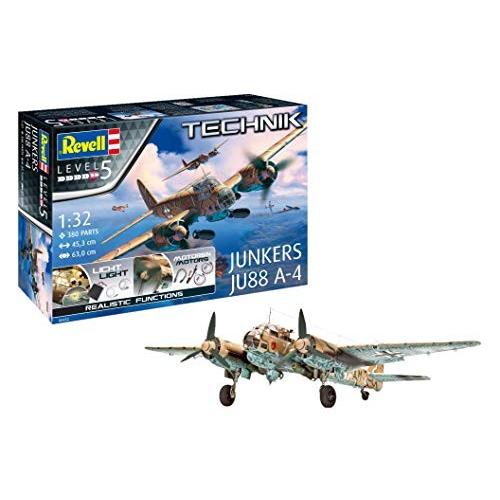 ドイツレベル 1/32 レベルテクニックシリーズ ユンカースJu88A-4 プラモデル 00452