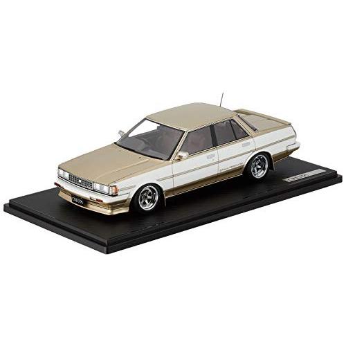 イグニッションモデル 1/18 トヨタ Cresta (GX71) GT TWIN turbo White/Gold 完成品
