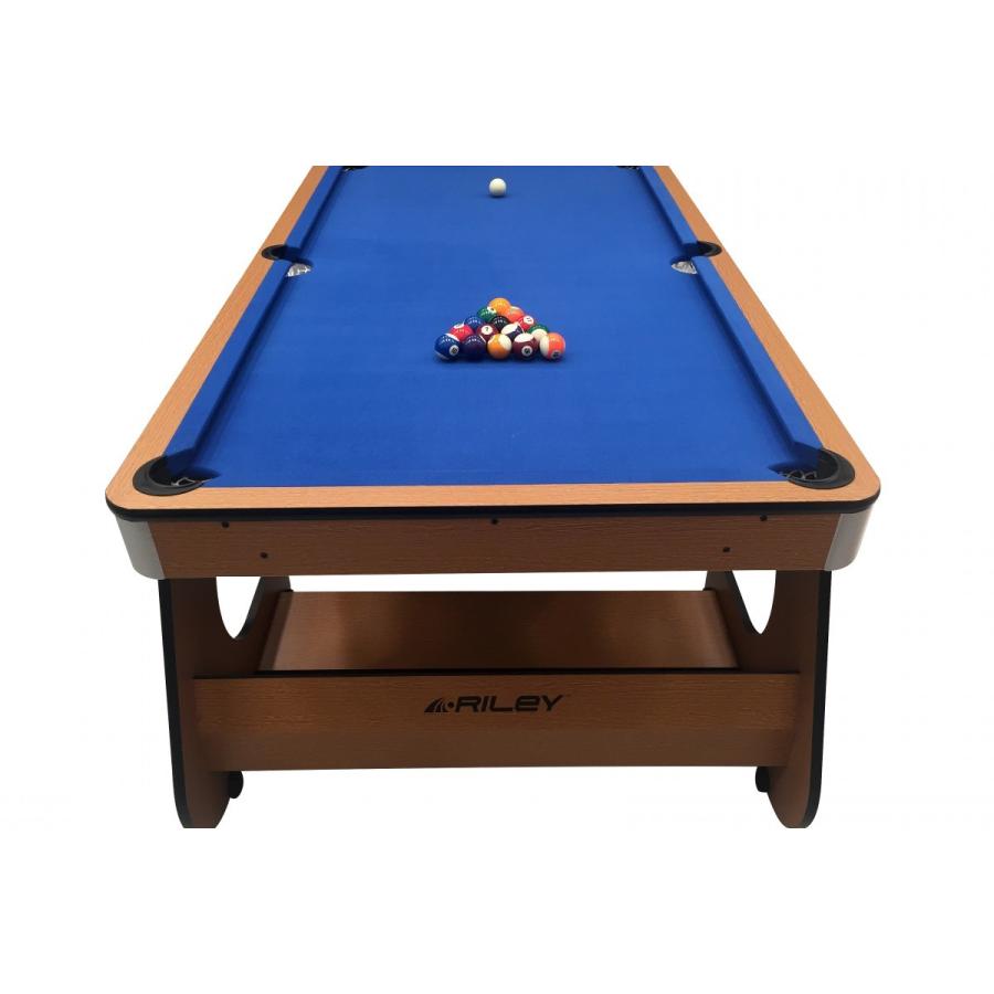限定品 Riley 6フィート 自立式ポケットテーブル ビリヤード台 RFPT-6（ソフトチップダーツボード付き） 【M1508948946】(52877円)