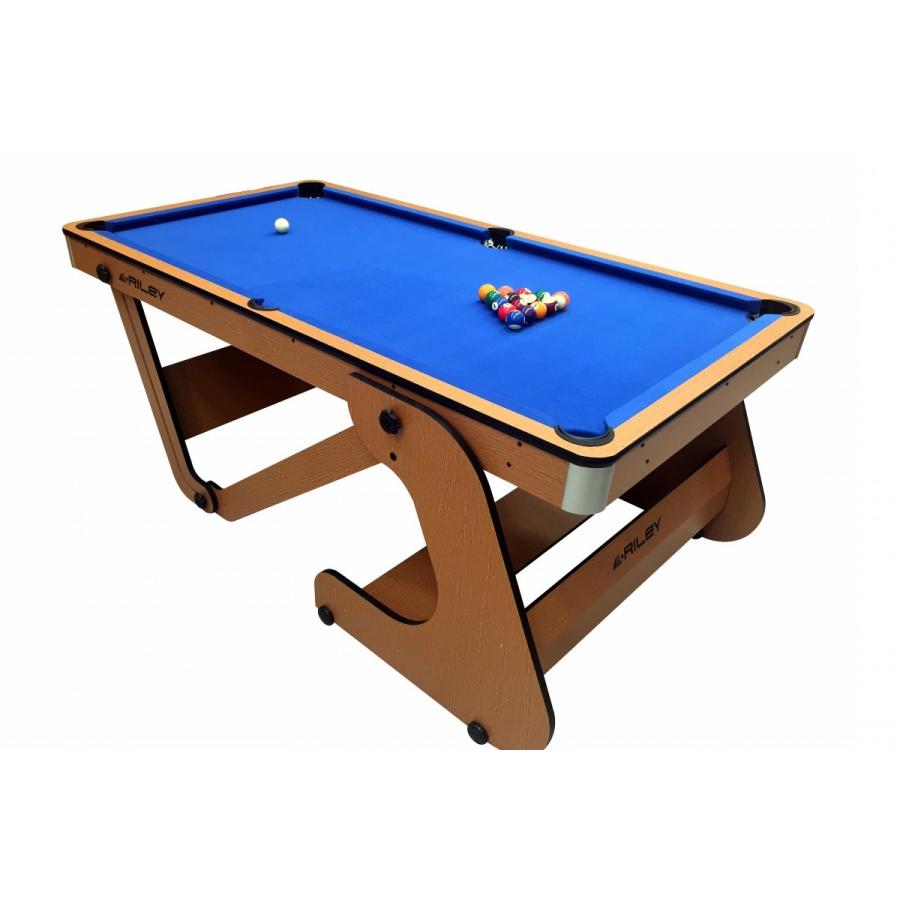 限定品 Riley 6フィート 自立式ポケットテーブル ビリヤード台 RFPT-6（ソフトチップダーツボード付き） 【M1508948946】(52877円)