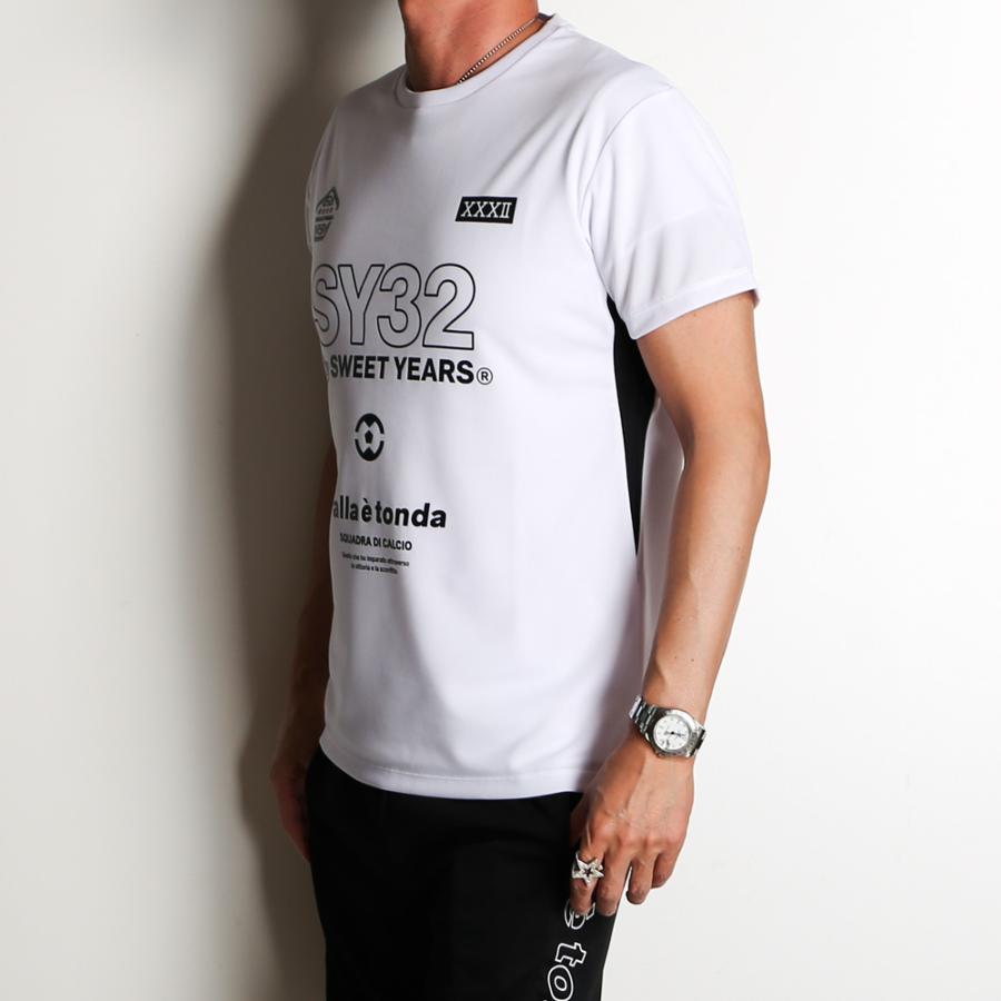 【SY32 by SWEET YEARS/エスワイサーティトゥバイスィートイヤーズ】ACTIVE WORK OUT TEE / Tシャツ / 14210【国内正規品】｜central5811｜03