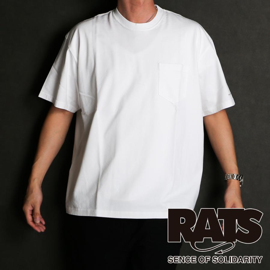 【RATS/ラッツ】PACK TEE "BIG SILHOUETTE POCKET" / ビッグシルエット ポケットTシャツ / 22'RTC-0304B【メンズ】【送料無料】｜central5811